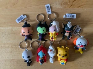 Menge 9 Horror Eigenschaften Schlüsselanhänger Disney Rucksack Clips Figuren - Bild 1 von 2