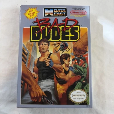 Bad Dudes (Nintendo Entertainment System, 1990) solo en caja auténtica Foto 1 de 4