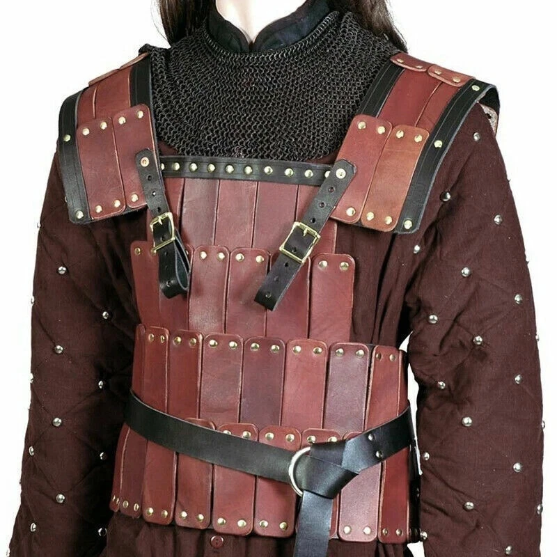 Viking Leather Scale Breastplate Medieval Cosplay Costume SCA LARP - Image 1 of 1