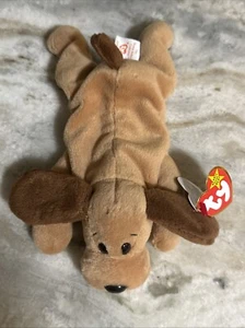 Ty Beanie Babies Bones the Dog Plüsch / 1 - 18 - 94 Neu mit Etikett - Bild 1 von 3