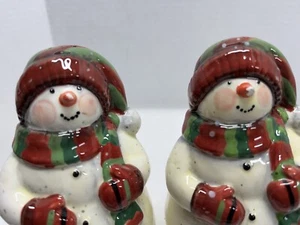 Snowman Salt And Pepper Shaker Set - Picture 1 of 6