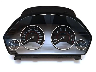 BMW F30 Active Hybrid 3 M Sport Auto Clocks Speedo Gauge Oil Temp KM/H 6847245 - Image 1 of 4