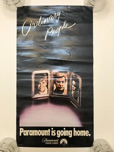 Póster promocional VHS Ordinary People Sutherland Paramount Is Going Home de la década de 1980 - Imagen 1 de 7