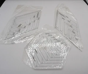 3 Schablonen für Multi Size 60° Diamant, 45° Diamant & Sechskant  - Bild 1 von 4