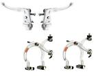 Dia Compe Old School Bmx Tech 3 Mx121 Levers With Mx1000 Brakes White F/R