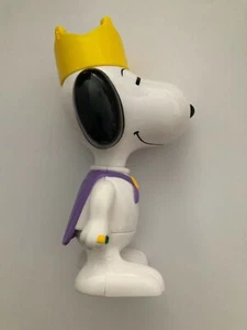 SNOOPY KING McDonalds Peanuts Large Build a Happy Meal Toy FIGURINE in Packet - Picture 1 of 5