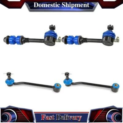 4X Kit de eslabones de barra estabilizadora de suspensión delantera trasera para Dodge Ram 2500 1999 1998-97 Foto 1 de 4