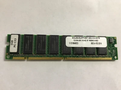 Memoria SDRAM PC133 3,3 V sin ECC sin búfer Roland Fantom X6 X7 X8 XR de 1 GB 168 pines Foto 1 de 2