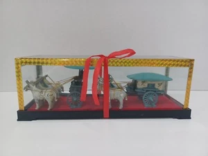 VINTAGE CHINESISCH DER BRONZEWAGEN DES KAISER QIN SHI HUANGS MAUSOLEUM - Bild 1 von 8