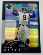 Drew Brees 2002 Topps Chrome #48 BLACK REFRACTOR 388/599 RARE