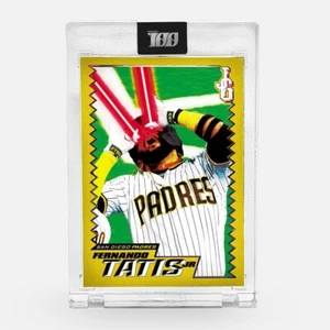 TOPPS PROJECT100 #10 FERNANDO TATIS JR by JOHN GEIGER (FACTORY SEALED PACK) - Picture 1 of 3
