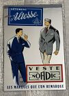 Miroir Publicitaire Vintage Lithographie Marque Vêtement Altesse Veste NORDIC