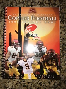 2006 Minnesota Golden Gophers Insight Bowl Media Guide - Picture 1 of 1