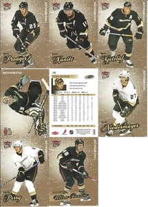 2008-09 UD Fleer Ultra Gold Anaheim Ducks Complete Team Set (8) - Picture 1 of 1