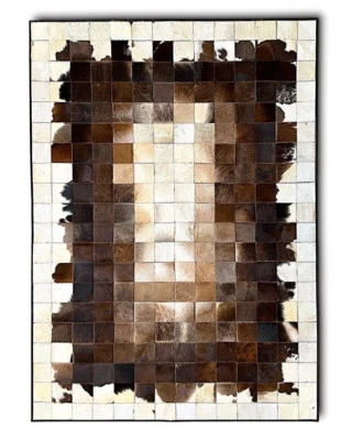 New high Quality Rug Carpet Leather Handmade Area Cow RUG LEATHER Carpet Home - Image 1 of 4