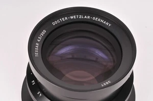 Docter Wetzlar Markenobjektiv (Zeiss) Tessar 300 mm f.4.5 für Großformat NOS - Bild 1 von 8
