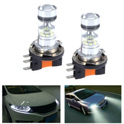 2pcs H15 LED Car Headlight Bulbs White LED Running Light with Dual Filament - Image 1 of 4