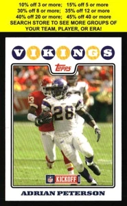 Minnesota Vikings Football Cards Choose Player Quantity Discount 100s to Choose - Picture 1 of 389