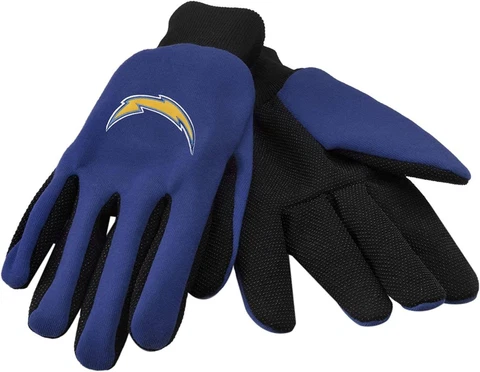 Los Angeles Chargers Embroidered Utility Gloves  Adult Size Cover