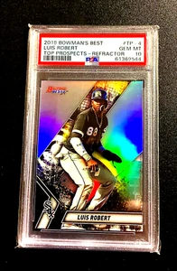 Luis Robert Rookie 2019 Bowman Best Refractor PSA Gem Mint 10 RC Prospect #1 MVP - Picture 1 of 4