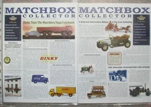 Matchbox Collettore Newsletter Numeri 1-6 e 9-10 1997 1998 1999 Usato Ottimo - Foto 1 di 4