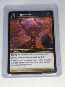 Hurricane ScourgeWar World of Warcraft TCG 36/270 WOW Rare Ability Balance 2009 - Picture 1 of 6