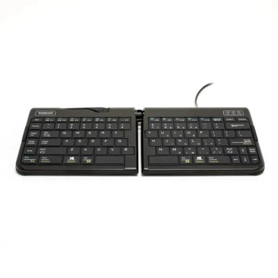 Ergonomic Keyboard Goldtouch Go!2 Mobile PC/MAC USB WIRED Blk GTP-0044 SK-2721 - Image 1 of 4