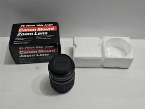 Vintage Toyo Optics 35-75mm f/3.5-4.8 Wide-Angle Canon Mount Camera Zoom Lens - Picture 1 of 13