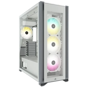 Corsair iCue 7000X RGB White Full Tower Gaming Gehäuse mit Glas Seitenfenster - Bild 1 von 14