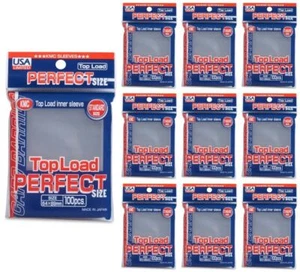 KMC Standard Size Sleeves - Perfect Size (Perfect Fit) [10 packs] - Picture 1 of 3