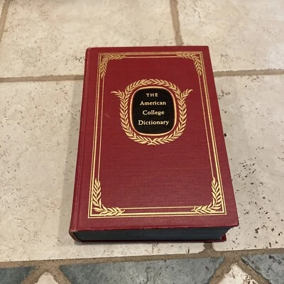 Vintage 1962 The American College Dictionary Random House Thumb Indexed WOW - Image 1 of 4