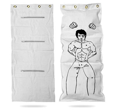 Saco de Boxeo de Pared Wing Chun Kung Fu Puntos de Golpe Lona Objetivo Seccional Foto 1 de 2