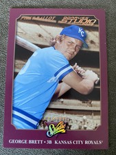 2002 KC ROYALS  Studio Classic First Ballot CS-2 GEORGE BRETT Ser #ed 65/99