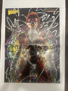 Vintage 90s double sided Wizard poster Event Comics Hero’s 1996 Palmiotti - Picture 1 of 2