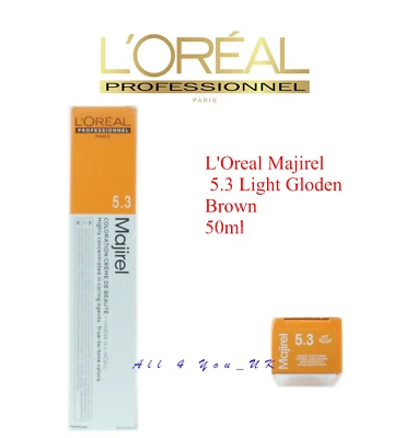 Loreal L'Oreal Profesional Majirel 5.3 Marrón Gloden Claro 50 ml Foto 1 de 4