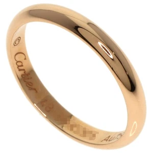 CARTIER  Classic wedding # 48 Ring K18 Pink Gold  Ladies [Used] - Picture 1 of 6