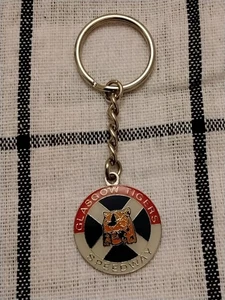 GLASGOW TIGERS  SPEEDWAY KEYRING IN  SILVER? - Picture 1 of 2