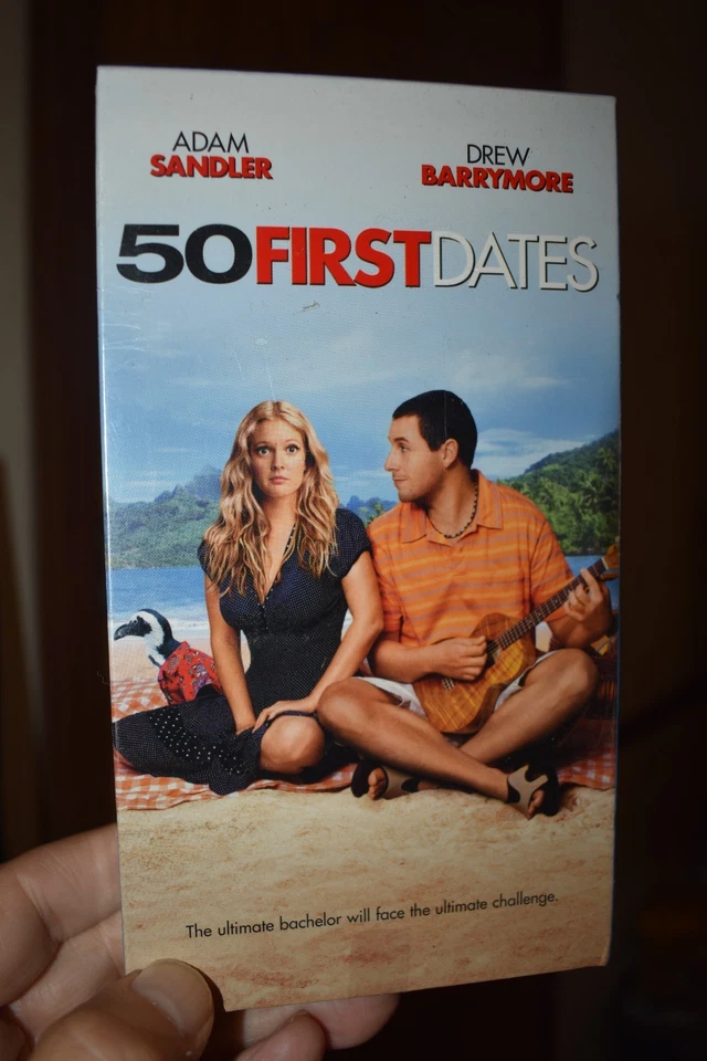 50 First Dates (VHS, 2004) Drew Barrymore Adam Sandler Dan Aykroyd BRAND NEW - Image 1 of 3
