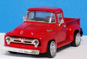 1956 FORD F-100 RED PICKUP  MODEL 1/24th. - Picture 1 of 5