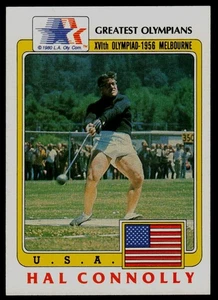 1983 Topps Greatest Olympians #30 Hal Connolly USA - Picture 1 of 2