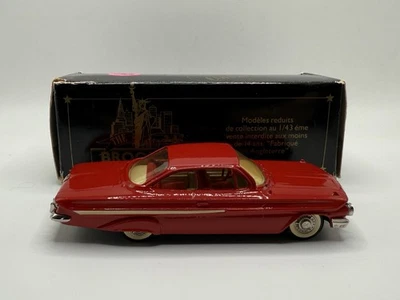 Brooklin BRK44 Chevrolet Impala Sport cupé 1961 rojo escala 1/43 modelo Brk44 753 Foto 1 de 4
