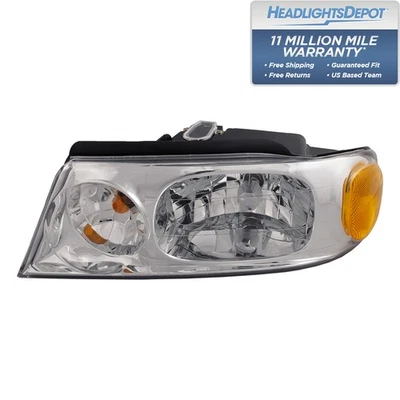 Faro halógeno conductor izquierdo compatible con Lincoln Blackwood/Navegador 98-02 Foto 1 de 4