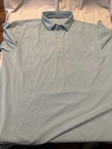 Johnnie-O Mens L Polo 4 Button Shirt Mashie Performance Golf Mesh Breathable - Picture 1 of 12