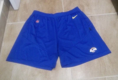 Pantalones Cortos Para Hombre Nike Dri-Fit x Los Angeles Rams Emitidos por Equipo AJ Azul NFL Talla L Foto 1 de 4