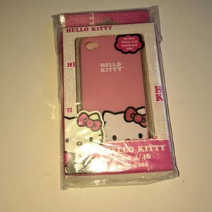 Funda Hello Kitty iPhone - Funda Plástico Rosa para iPhone 4 / 4S - Nueva Precintada - Imagen 1 de 2