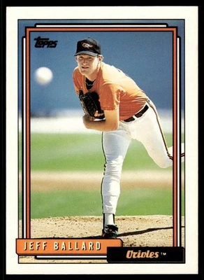 Jeff Ballard 1992 Topps #104 Baltimore Orioles 24190 - Image 1 of 2
