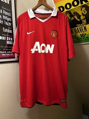 Camiseta deportiva de fútbol local Dimitar Berbatov NIKE Manchester United AON 2010/11 talla XL Foto 1 de 4