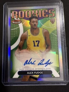 2023-24 Topps Finest Alex Fudge Rookie Auto Refractor - Bild 1 von 2