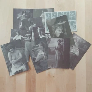 Lotto 11 Cartoline Francesi Anni '30 – Nudo Artistico Erotiche Non Viaggiate - Picture 1 of 7