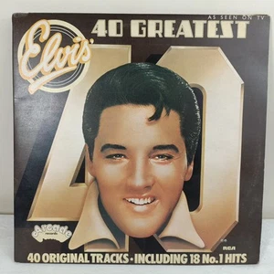 Elvis Presley 40 Greatest Hits Vinyl LP Record Album Gatefolds 40 Tracks - Picture 1 of 18